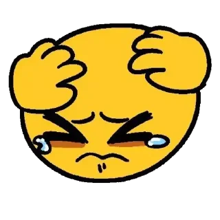 😖 emoji ꒰꒰ няшики  ⃕·˚ ༘ ₍🤯₎ ࿐ @nkplz ꒱ Telegram sticker 15 of 20