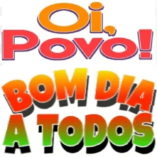 Sticker from Saudações