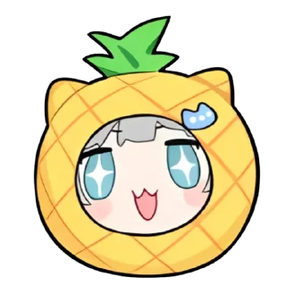 🍍 emoji 家有鲨猫 Telegram sticker 8 of 120