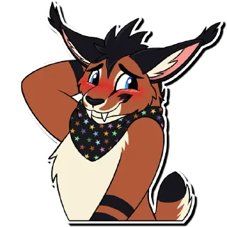 😳 emoji Cooper Caracal Telegram sticker 9 of 46