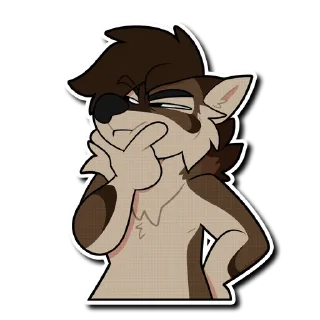 🤔 emoji Elliot Telegram sticker 16 of 26