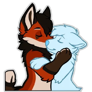 😙 emoji Dak Fox Telegram sticker 13 of 95