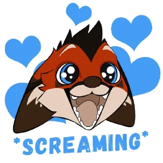 😃 emoji Dak Fox Telegram sticker 19 of 95