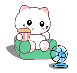 🍿 emoji @Gifs_Gallery ᴍɪᴋɪ ᴄᴀᴛ ᴘᴀᴄᴋ ❤️ — @stckrRobot Telegram sticker 16 of 31