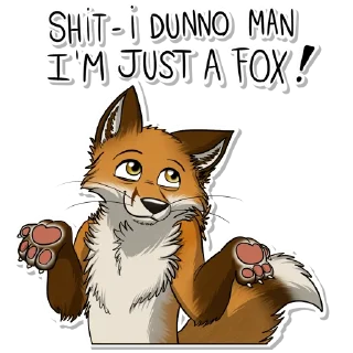 🦊 emoji Jasper Fox Telegram sticker 8 of 90