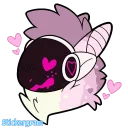 ❤ emoji protogen Telegram sticker 9 of 13