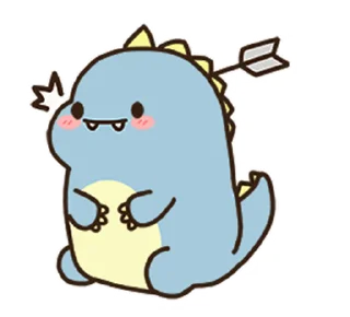 😵‍💫 emoji My Dino Friend • @xxyuji Telegram sticker 12 of 24
