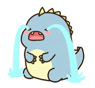 😭 emoji My Dino Friend • @xxyuji Telegram sticker 8 of 24