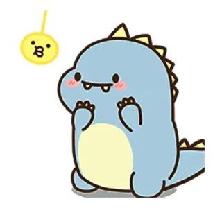 😍 emoji My Dino Friend • @xxyuji Telegram sticker 18 of 24