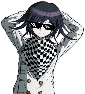 😎 emoji Kokichi Ouma 💜 — @stckrRobot Telegram sticker 6 of 111