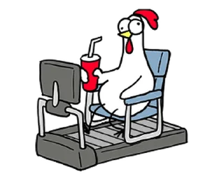 Sticker from Chicken Bro Lazy Mode (雞雞兄弟) @kal_pc
