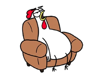 Sticker from Chicken Bro Lazy Mode (雞雞兄弟) @kal_pc