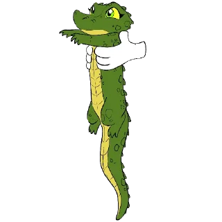 🤲 emoji Pancake Crocodile Telegram sticker 24 of 53