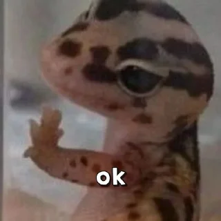 ✋ emoji cicak @isokeiy Telegram sticker 3 of 21