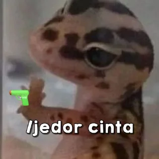 ✋ emoji cicak @isokeiy Telegram sticker 19 of 21