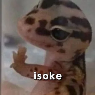 ✋ emoji cicak @isokeiy Telegram sticker 4 of 21