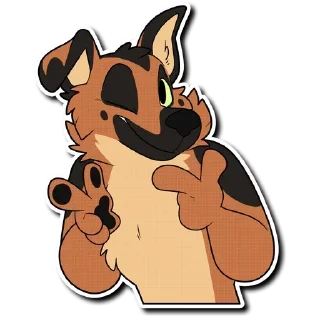 😉 emoji Cuki's NaL Dog Comp 5 Telegram sticker 19 of 87