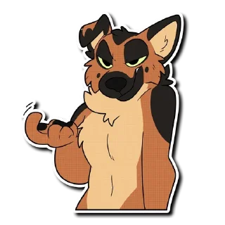 😘 emoji Cuki's NaL Dog Comp 5 Telegram sticker 23 of 87