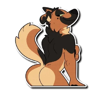 🍑 emoji Cuki's NaL Dog Comp 5 Telegram sticker 14 of 87