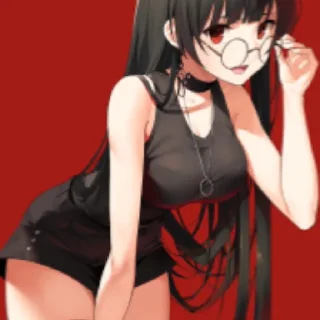 Sticker from Anime girl cute Aljdia Uzumaki💞💘