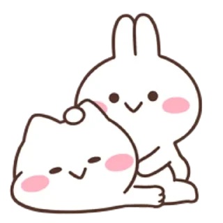 ♥️ emoji .i love bunny‹𝟹 @stickersdaManu🐇 ִֶָ Telegram sticker 9 of 76