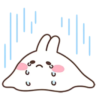 ☹️ emoji .i love bunny‹𝟹 @stickersdaManu🐇 ִֶָ Telegram sticker 18 of 76