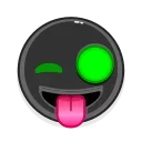 😜 emoji ⣿⫷ @aguiamotivacao ⫸⣿ Telegram sticker 15 of 50