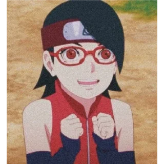😁 emoji Sarada Uchiha ❤️ (@To_tipo_uchiha_sasuke) Telegram sticker 13 of 63