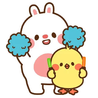 😊 emoji TonTon Friends Animated Telegram sticker 2 of 24