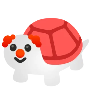 🤡 emoji Turtle Turtle Telegram sticker 14 of 67