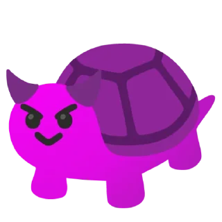 😈 emoji Turtle Turtle Telegram sticker 19 of 67