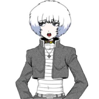 😯 emoji Ranmaru Kageyama Telegram sticker 10 of 60