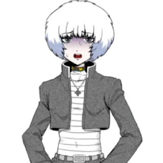 😰 emoji Ranmaru Kageyama Telegram sticker 19 of 60
