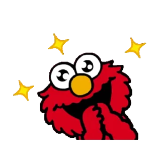 😊 emoji Sesame Street Animated Stickers Telegram sticker 7 of 24