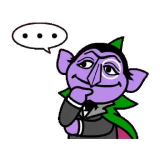 😊 emoji Sesame Street Animated Stickers Telegram sticker 9 of 24