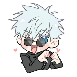 👄 emoji Gojo Satoru Telegram sticker 23 of 35