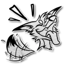 🐺 emoji Totes Coyotes Telegram sticker 18 of 54