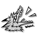 Sticker from Totes Coyotes