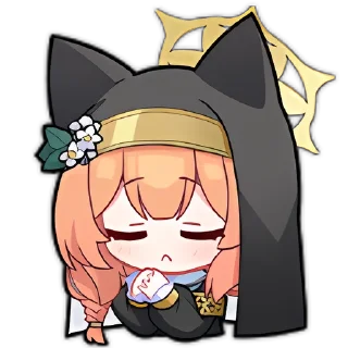 🙏 emoji 蔚蓝档案 | @SC_StickerLab Telegram sticker 15 of 25