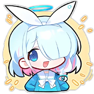 😄 emoji 蔚蓝档案 | @SC_StickerLab Telegram sticker 7 of 25