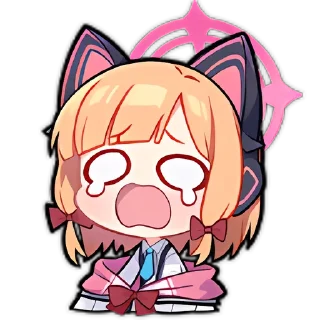 😭 emoji 蔚蓝档案 | @SC_StickerLab Telegram sticker 19 of 25