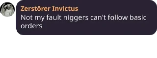 🖤 emoji Nigger quotes Telegram sticker 23 of 60