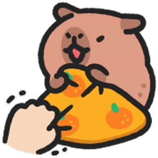 😊 emoji 小水豚 動態表情貼 @kal_pc Telegram sticker 14 of 41