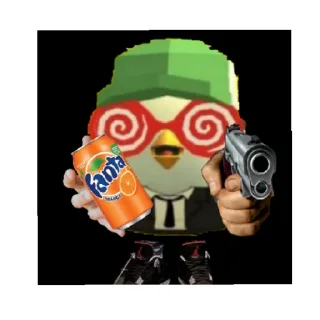 Sticker from Chicken gun em ohio