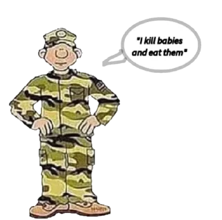 Sticker from 🚫I HATE VETERANS🚫