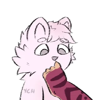 🤫 emoji Linnick and friends! Telegram sticker 6 of 90