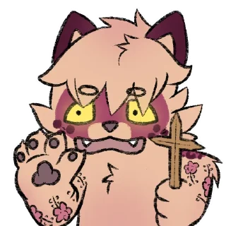 ✝️ emoji Linnick and friends! Telegram sticker 13 of 90