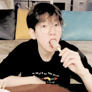 👓 emoji ⌕ ⦂ Baekhyun @roleplaysticker Telegram sticker 8 of 55