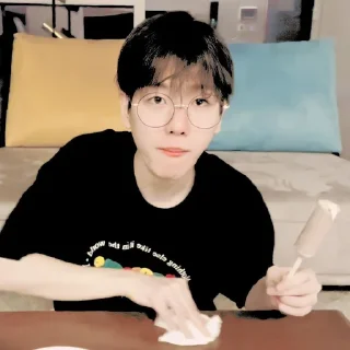 👓 emoji ⌕ ⦂ Baekhyun @roleplaysticker Telegram sticker 6 of 55