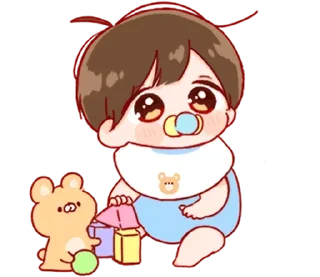 🫐 emoji ㅤㅤㅤ ぶぶ ！ —  🪷 ㅤㅤㅤㅤ Telegram sticker 9 of 70